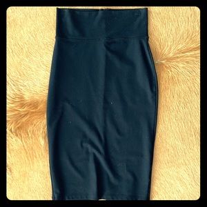 Bebe midi pencil skirt